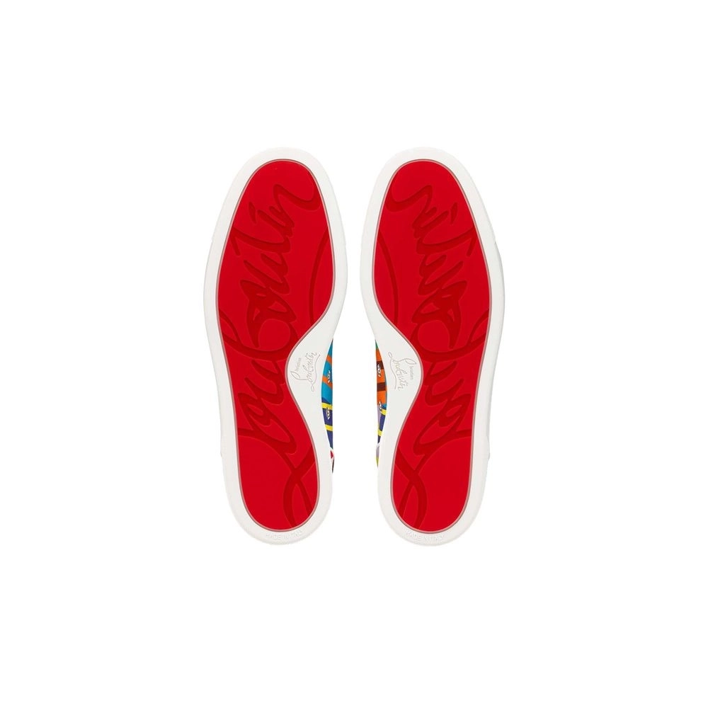 Christian Louboutin Louis Junior Multi/bianco Cotton
