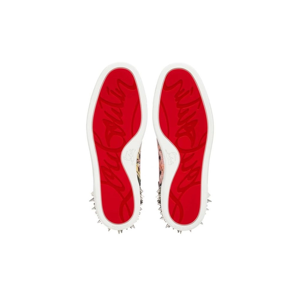 cheap Christian Louboutin High top Lou Pik Pik Strass Orlato Version Multi Fabric sale