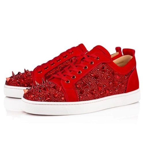 cheap Christian Louboutin Louis Junior PI Version Loubi Strass sale