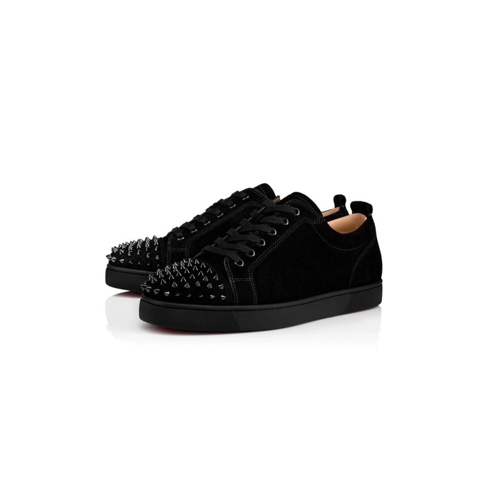 cheap Christian Louboutin Louis Junior SP Black/black Veau Velours sale