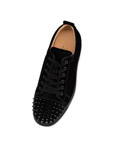 cheap Christian Louboutin Louis Junior SP Black/black Veau Velours sale