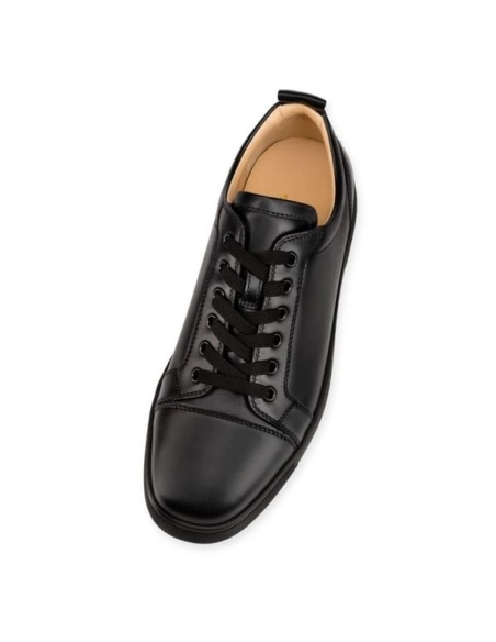 cheap Christian Louboutin Louis Junior SP Black/black Calf Sneaker sale
