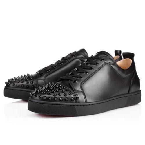 cheap Christian Louboutin Louis Junior SP Black/black Calf sale