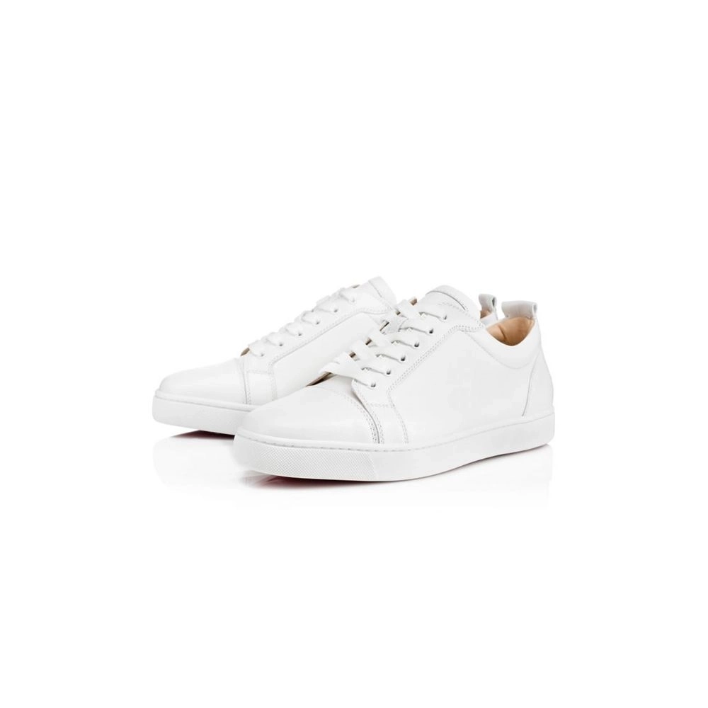 cheap Christian Louboutin  Louis Junior White Calf sale