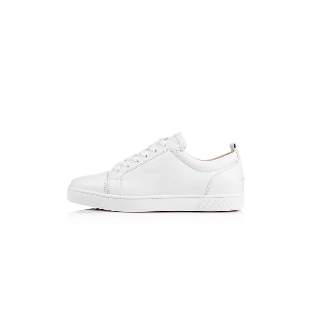 cheap Christian Louboutin  Louis Junior White Calf sale