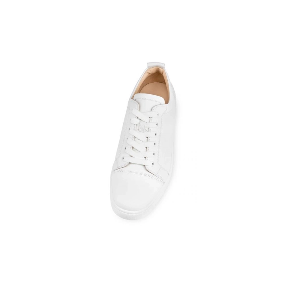 cheap Christian Louboutin  Louis Junior White Calf sale