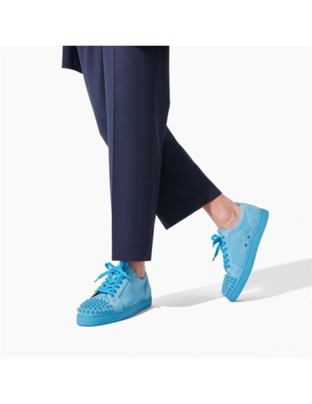 cheap Christian Louboutin Fun Louis Junior SP Panorama/panorama Mat Velvet sale