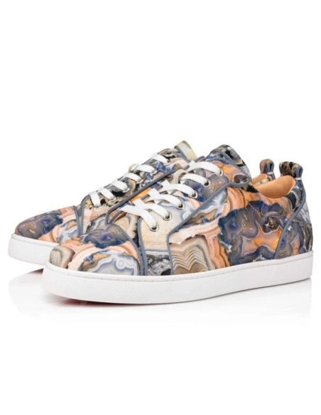 cheap Christian Louboutin Louis Junior Spikes Orlato Multi Neoprene sale