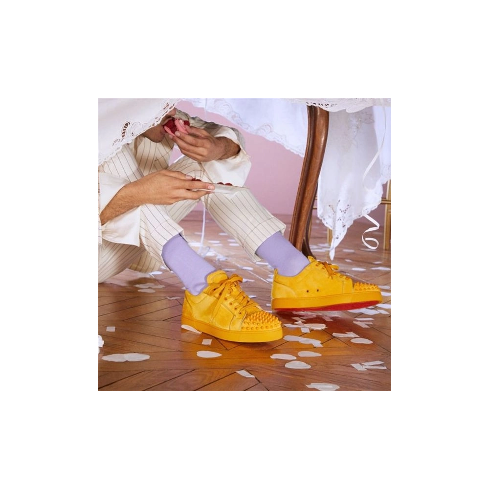 cheap Christian Louboutin Louis Junior Epice/epice Mat Suede Leather sale