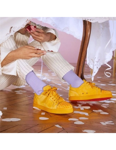 cheap Christian Louboutin Louis Junior Epice/epice Mat Suede Leather sale