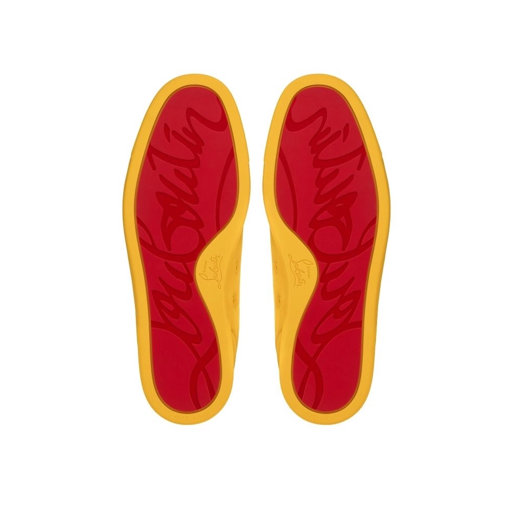 Knockoff Christian Louboutin Louis Junior P Pik Pik Strass Sneakers Suede And Strass Pollen