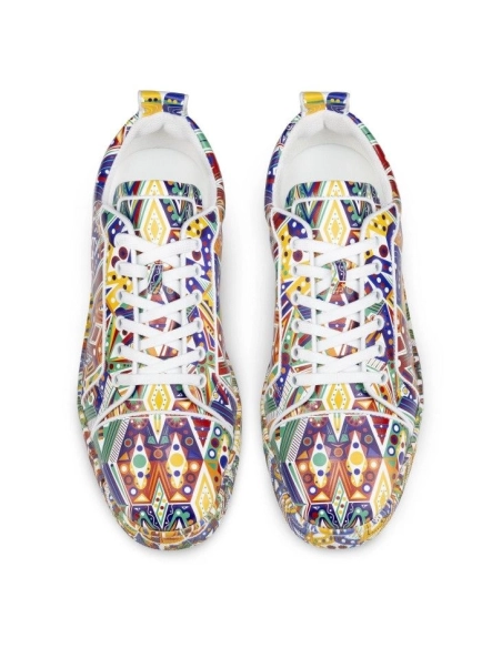 Fake Christian Louboutin Fun Louis Junior Sneakers Wamims Printed Calf Multicolor