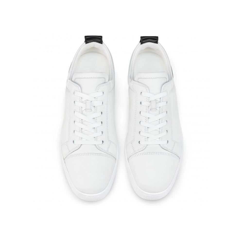 Discount Christian Louboutin Fun Louis Junior Sneakers Smooth Calf Leather White Outlet, Cheap CL Shoes Store