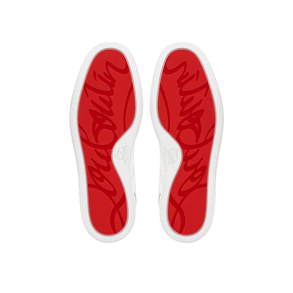 Fake Christian Louboutin Louis Junior Spikes Sneakers Calf Leather Multicolor, Replica Christian Louboutin Shoes