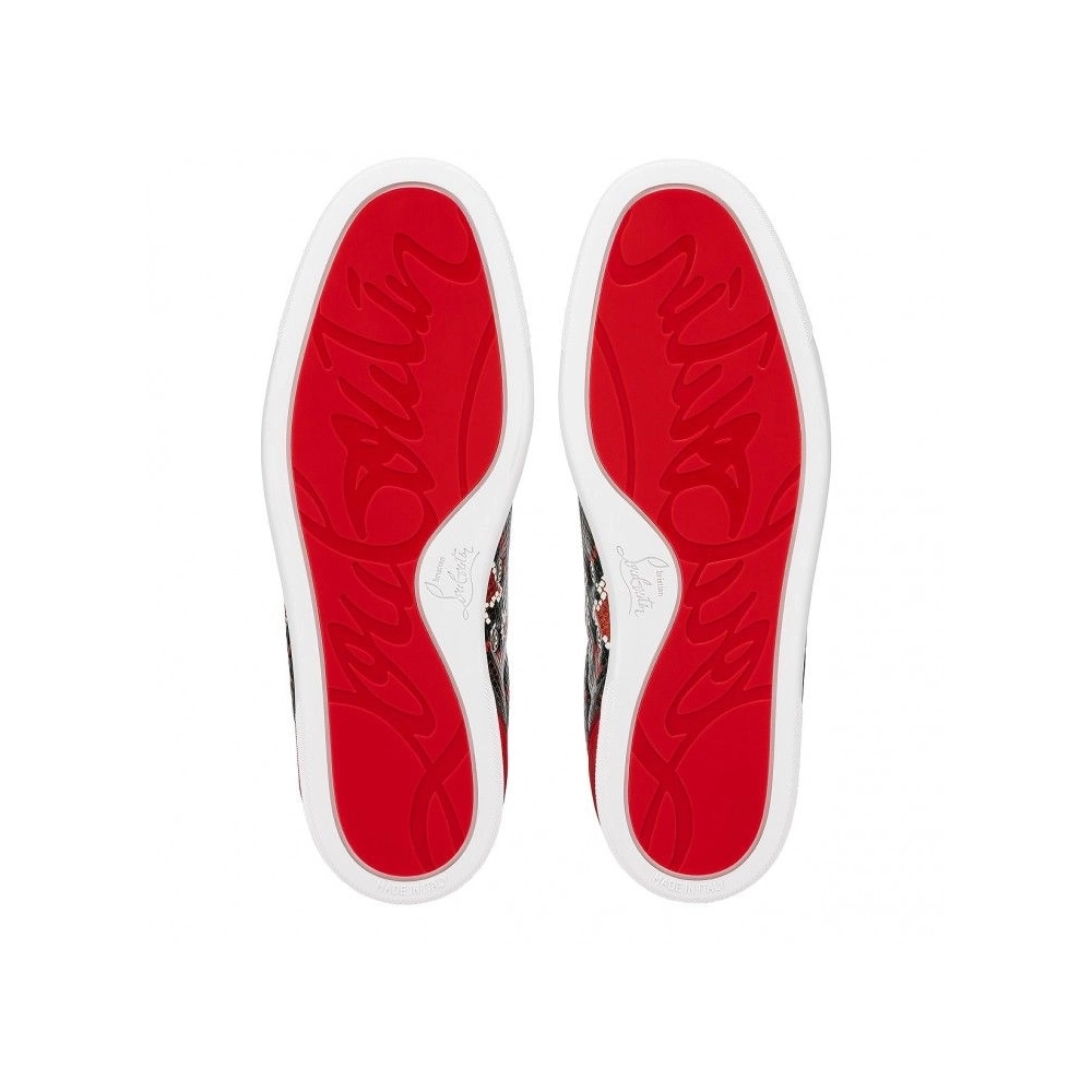 Cheap Christian Louboutin Louis Junior Sneakers Embossed Calf Leather Multicolor, Discount Christian Louboutin Shoes Outlet Onli