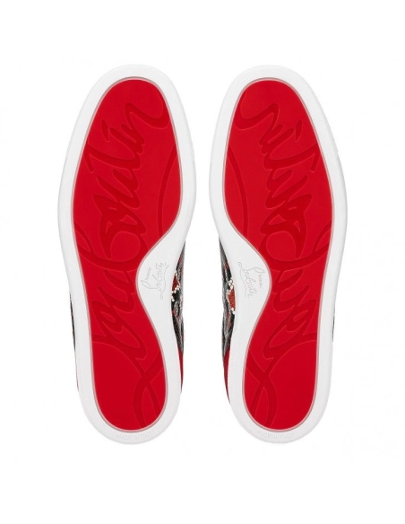 Cheap Christian Louboutin Louis Junior Sneakers Embossed Calf Leather Multicolor, Discount Christian Louboutin Shoes Outlet Onli