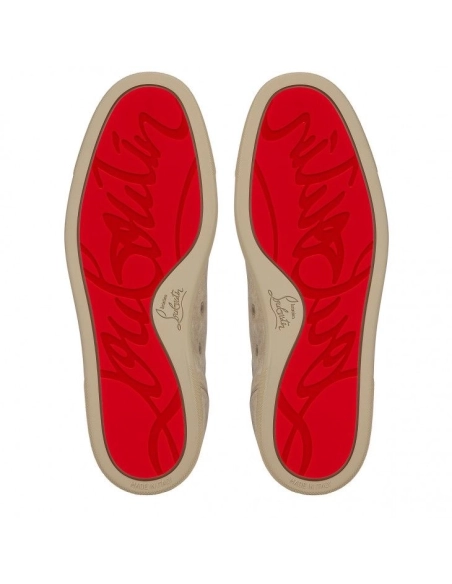 Discount Christian Louboutin Louis Junior Spikes Sneakers Saharienne, Cheap Christian Louboutin Shoes Outlet Online