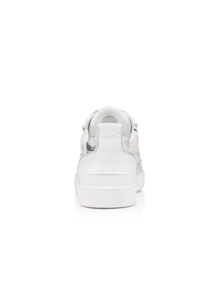 Cheap Christian Louboutin Louis Junior Spikes Sneakers Calf Leather Spikes White, Discount Christian Louboutin Shoes for Sale