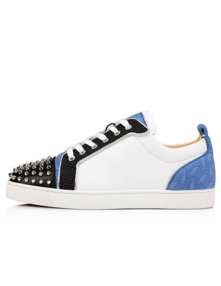 cheap Christian Louboutin Louis Junior Spikes Orlato Version Multi Calf sale