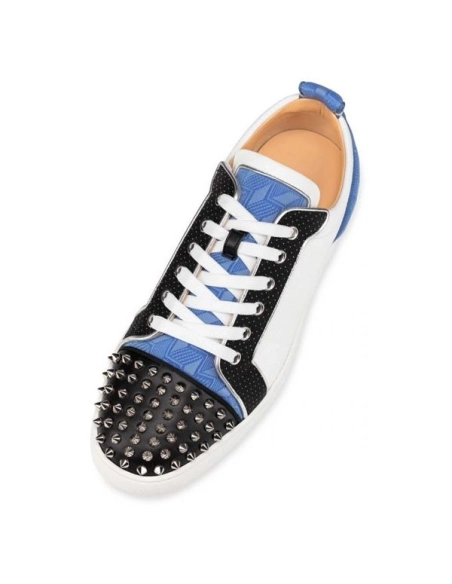 cheap Christian Louboutin Louis Junior Spikes Orlato Version Multi Calf sale