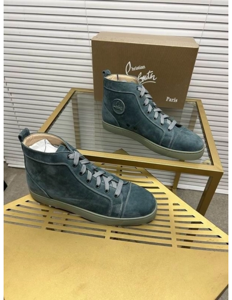 Cheap Christian Louboutin Louis Orlato High-Top Sneakers on Sale, Discount CL Shoes Outlet Store