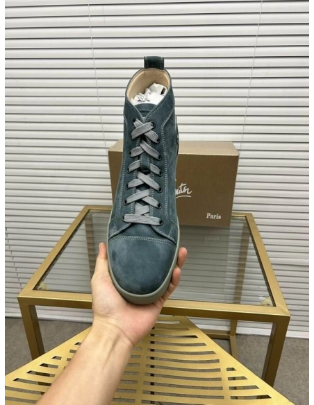 Cheap Christian Louboutin Louis Orlato High-Top Sneakers on Sale, Discount CL Shoes Outlet Store