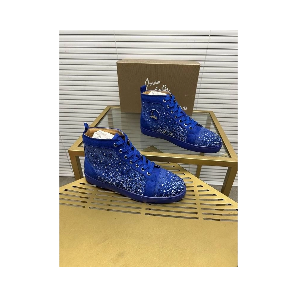 Discount Christian Louboutin Louis Strass Sneakers Outlet, Cheap CL Shoes for Sale