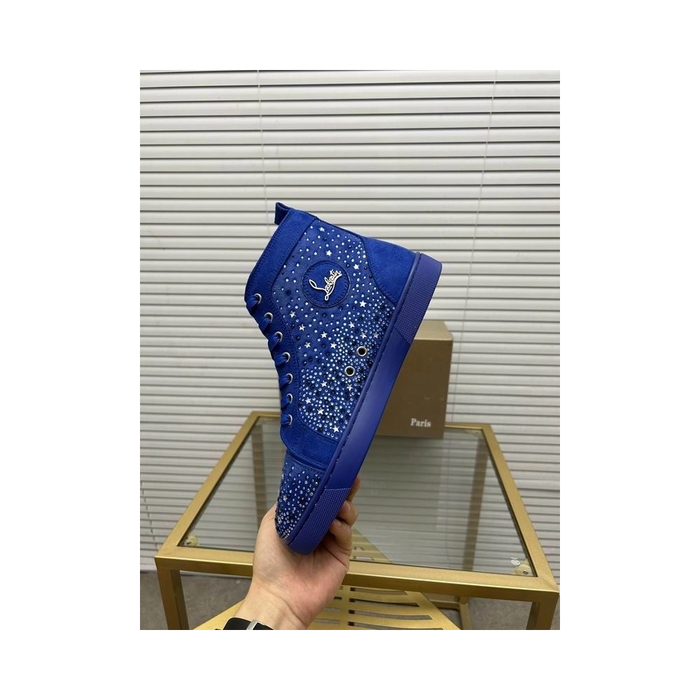 Discount Christian Louboutin Louis Strass Sneakers Outlet, Cheap CL Shoes for Sale