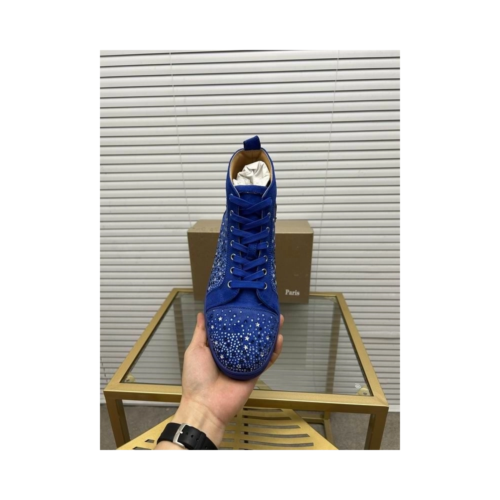 Discount Christian Louboutin Louis Strass Sneakers Outlet, Cheap CL Shoes for Sale