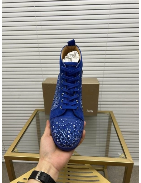 Discount Christian Louboutin Louis Strass Sneakers Outlet, Cheap CL Shoes for Sale