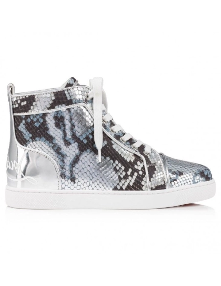 Discount Christian Louboutin Fun Louis High-Top Sneakers Sale Online, Cheap CL Shoes Store