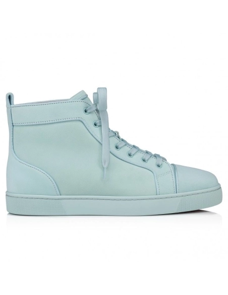 Discount Christian Louboutin Louis High-top sneakers Suede Iceberg Outlet, Cheap Christian Louboutin Shoes
