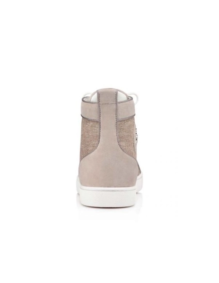 cheap Christian Louboutin Louis Sasso/beige Suede Leather sale