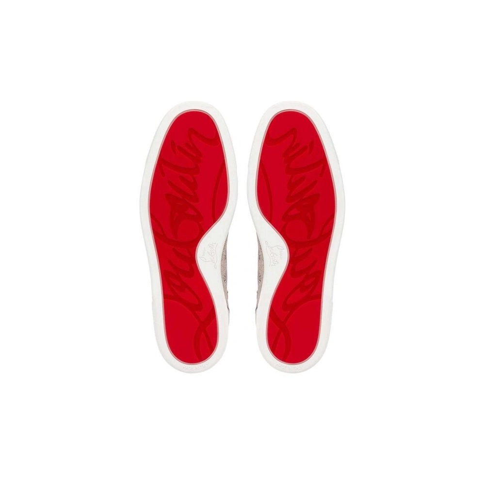 cheap Christian Louboutin Louis Sasso/beige Suede Leather sale