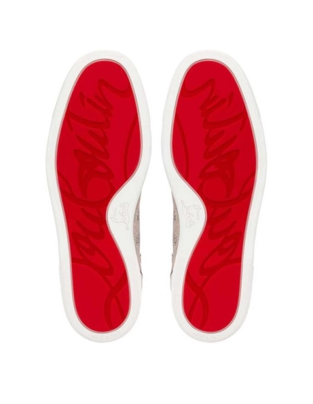 cheap Christian Louboutin Louis Sasso/beige Suede Leather sale