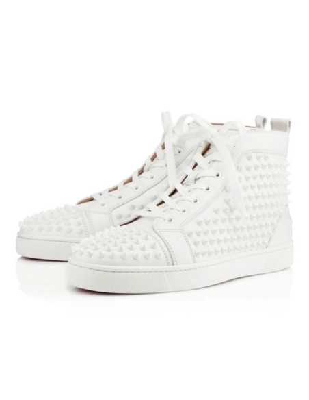 cheap Christian Louboutin Louis White/white Leather sale