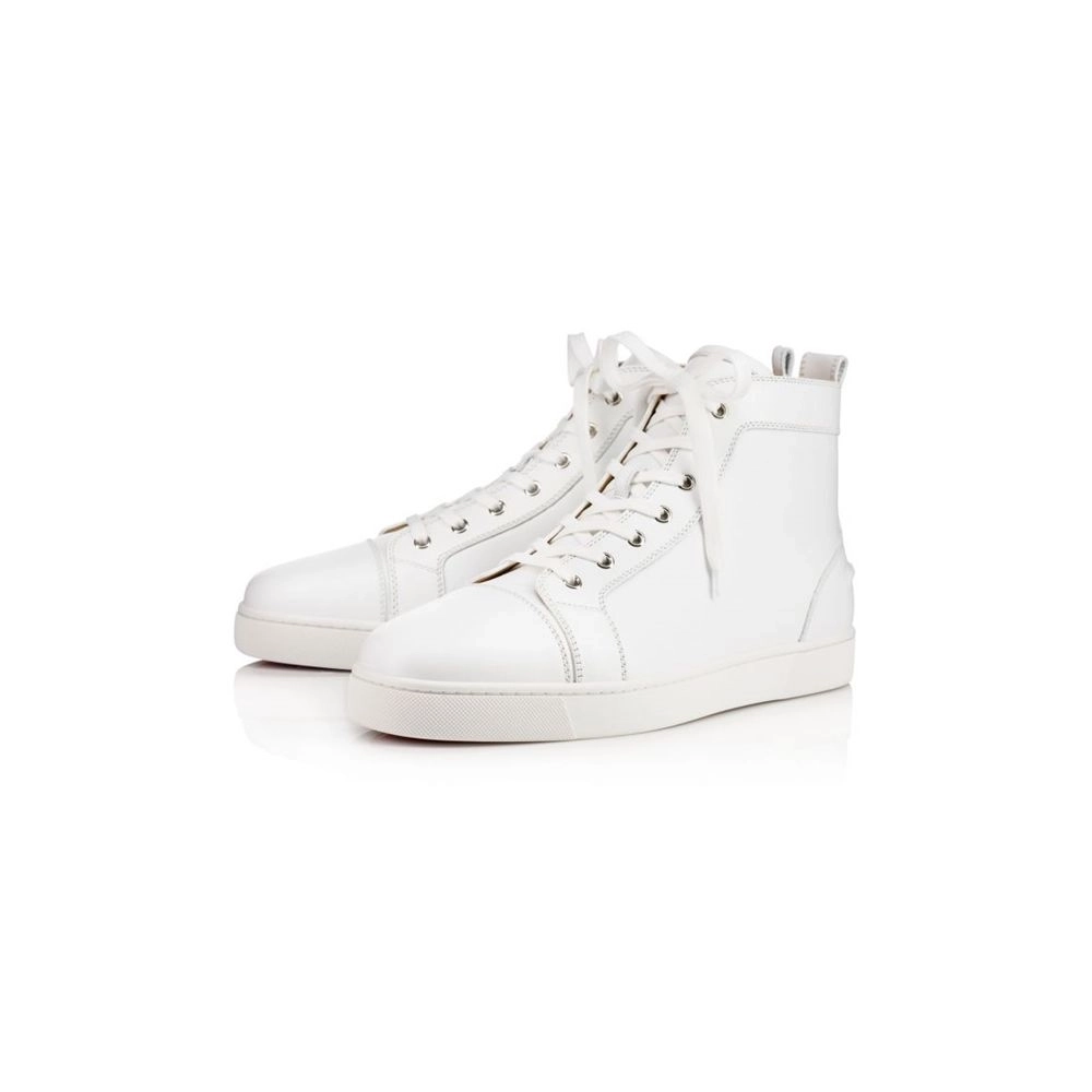 cheap Christian Louboutin Louis White Calf  sale