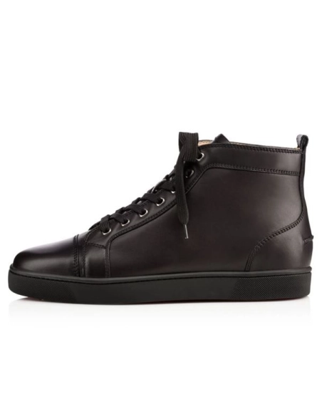 cheap Christian Louboutin Louis Black/black Calf sale