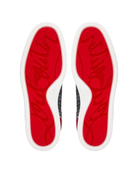 cheap Christian Louboutin Lou Spikes Orlaato Version Multi Fabric sale