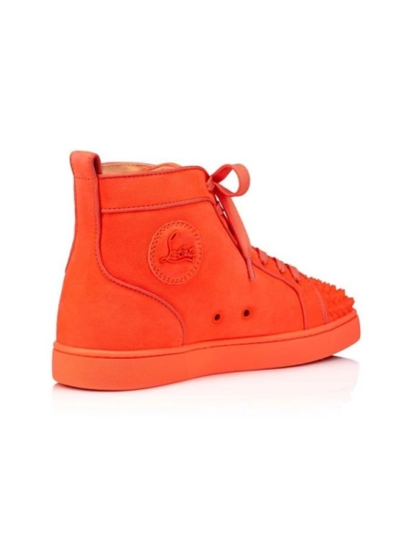 cheap Christian Louboutin Lou Spikes Orla Drag/drag Mat Veau Velours sale