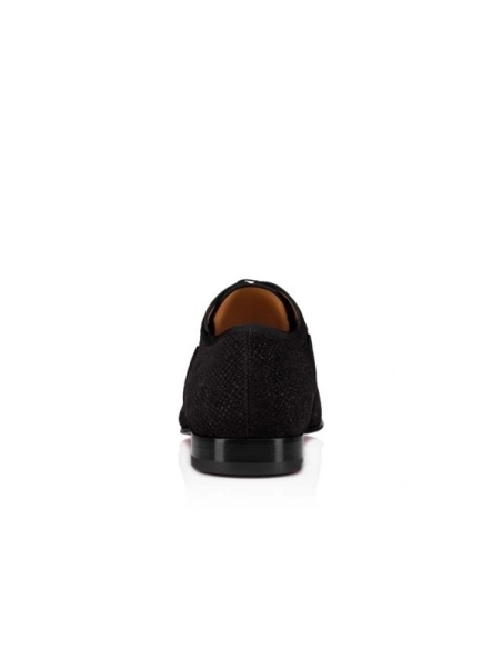 cheap Christian Louboutin Greggo Orlato Black Flat sale
