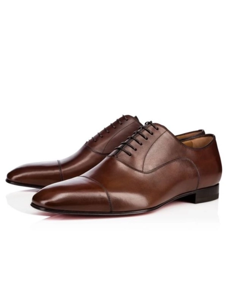 cheap Christian Louboutin Greggo Havane Brown Calf sale