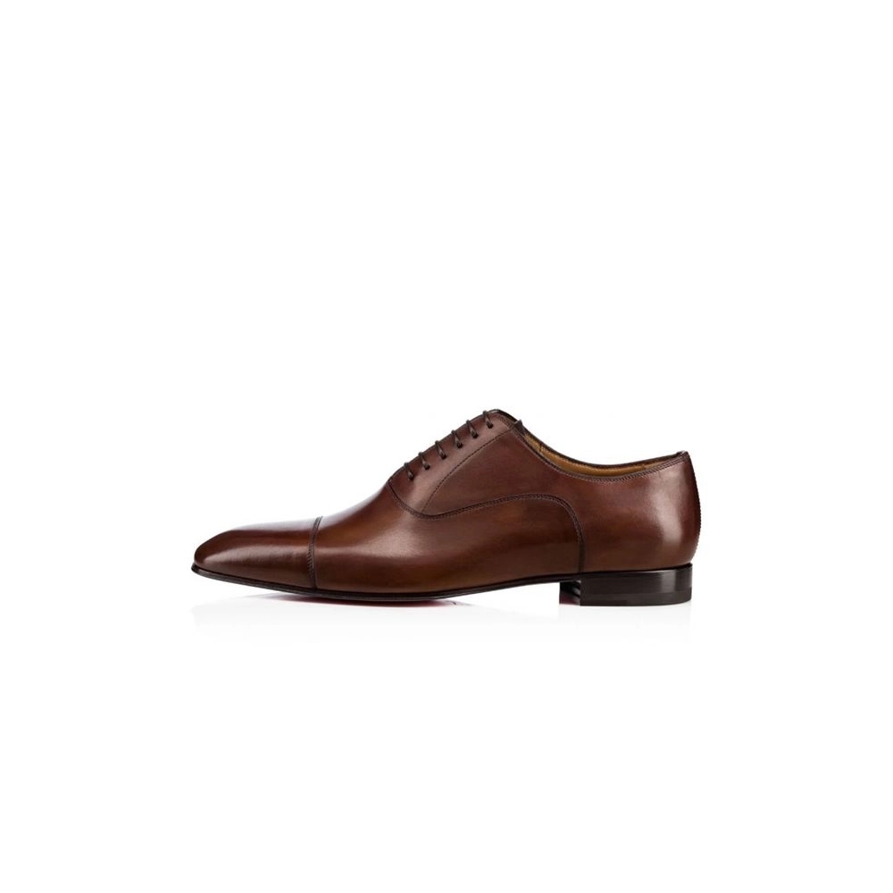 cheap Christian Louboutin Greggo Havane Brown Calf sale