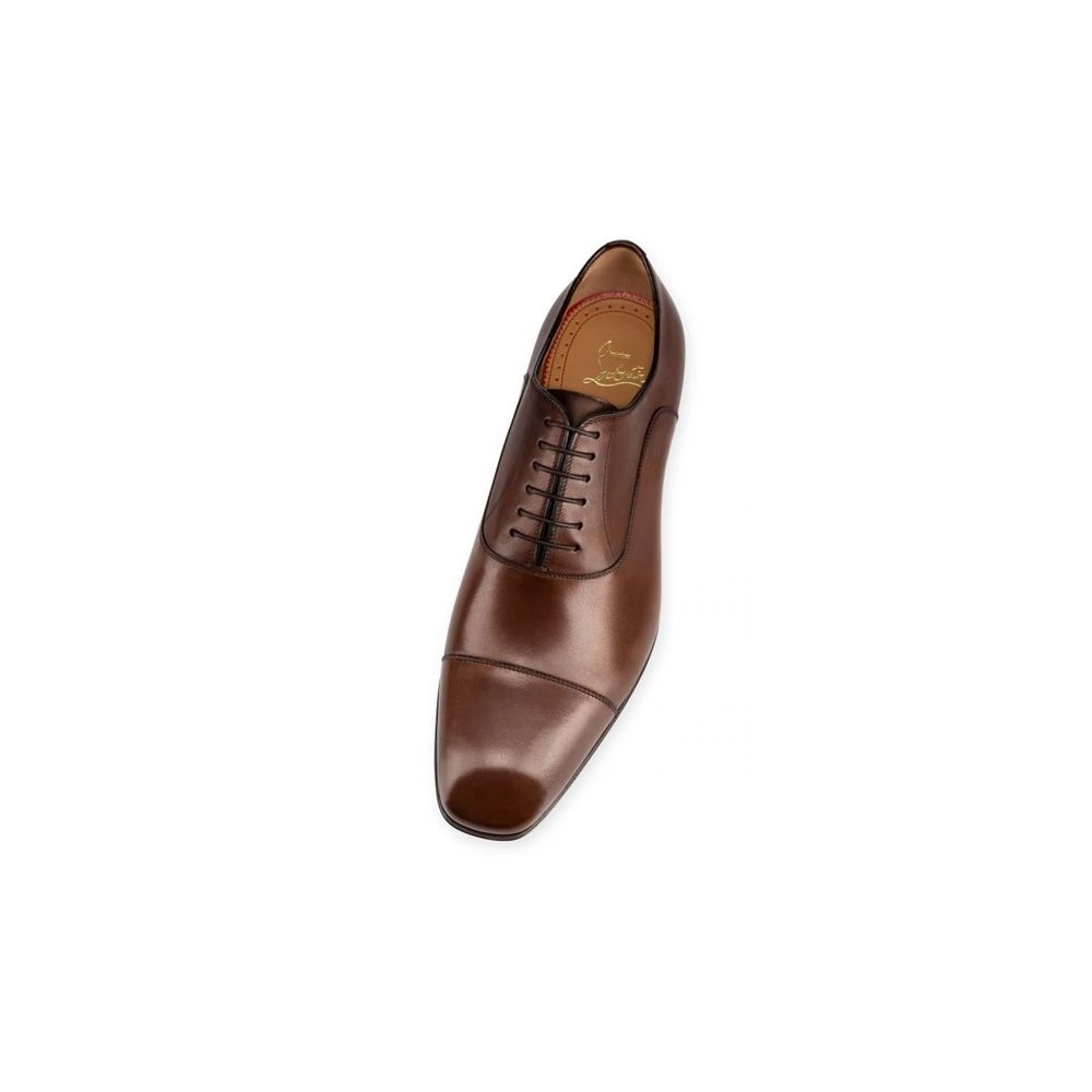 cheap Christian Louboutin Greggo Havane Brown Calf sale