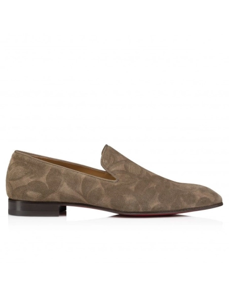 Discount Christian Louboutin Dandelion Loafers Petunia Printed Calf Leather Saharienne Outlet
