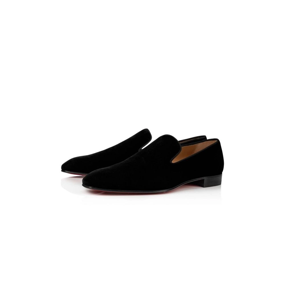 cheap Christian Louboutin Dandelion BLACK Velvet sale