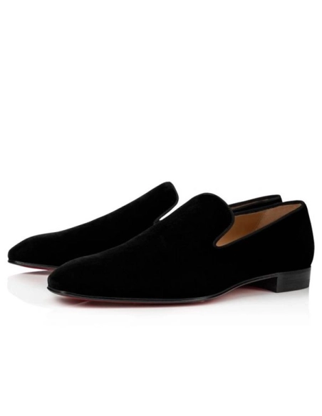 cheap Christian Louboutin Dandelion BLACK Velvet sale