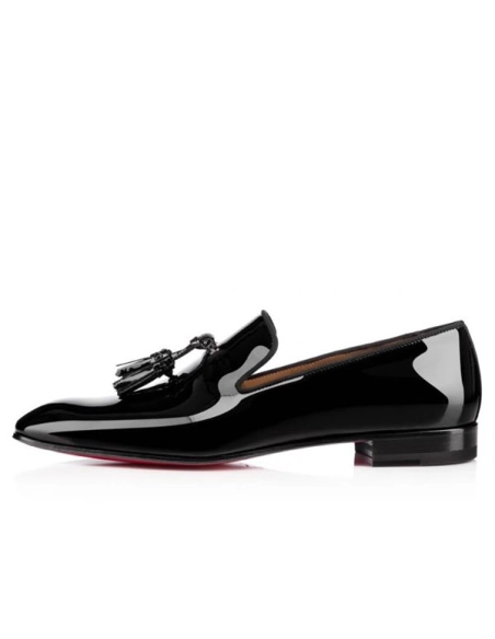 cheap Christian Louboutin Dandelion Tasse Black Patent Leather sale