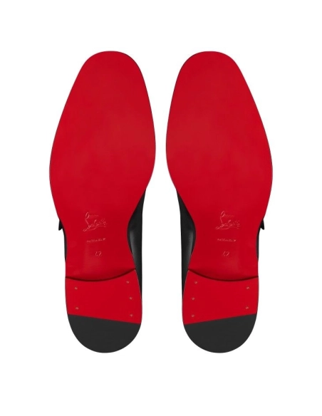 Replica Christian Louboutin Chambelimonk Boot Calf Leather Black, Fake Christian Louboutin Boots