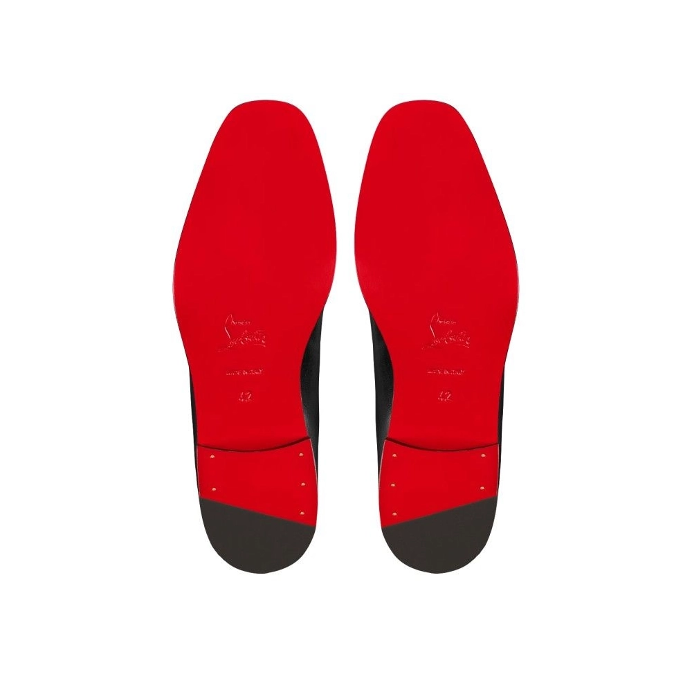 Fake Christian Louboutin Sahni Horse Boots Calf Leather Black, Replica Christian Louboutin Boots